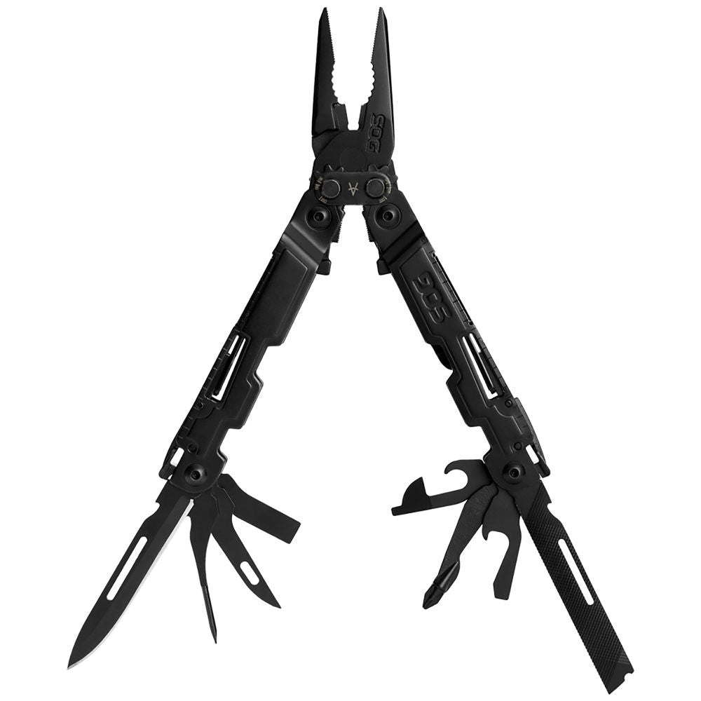 Sog Knives Poweraccess Multi Tool Black, 18 Tools