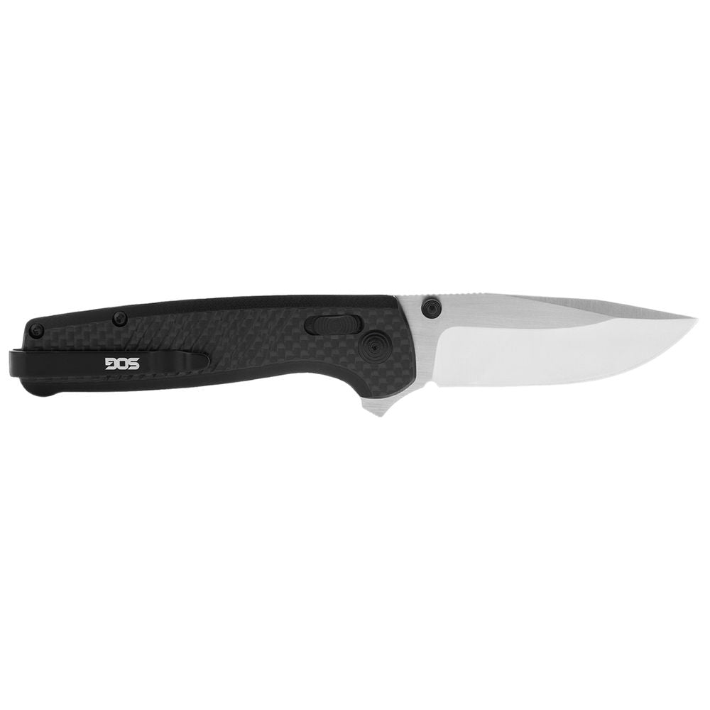 Sog Knives Terminus Xr Knife Satin Black, Clip Point, Plain Edge, 2.95\ Blade"