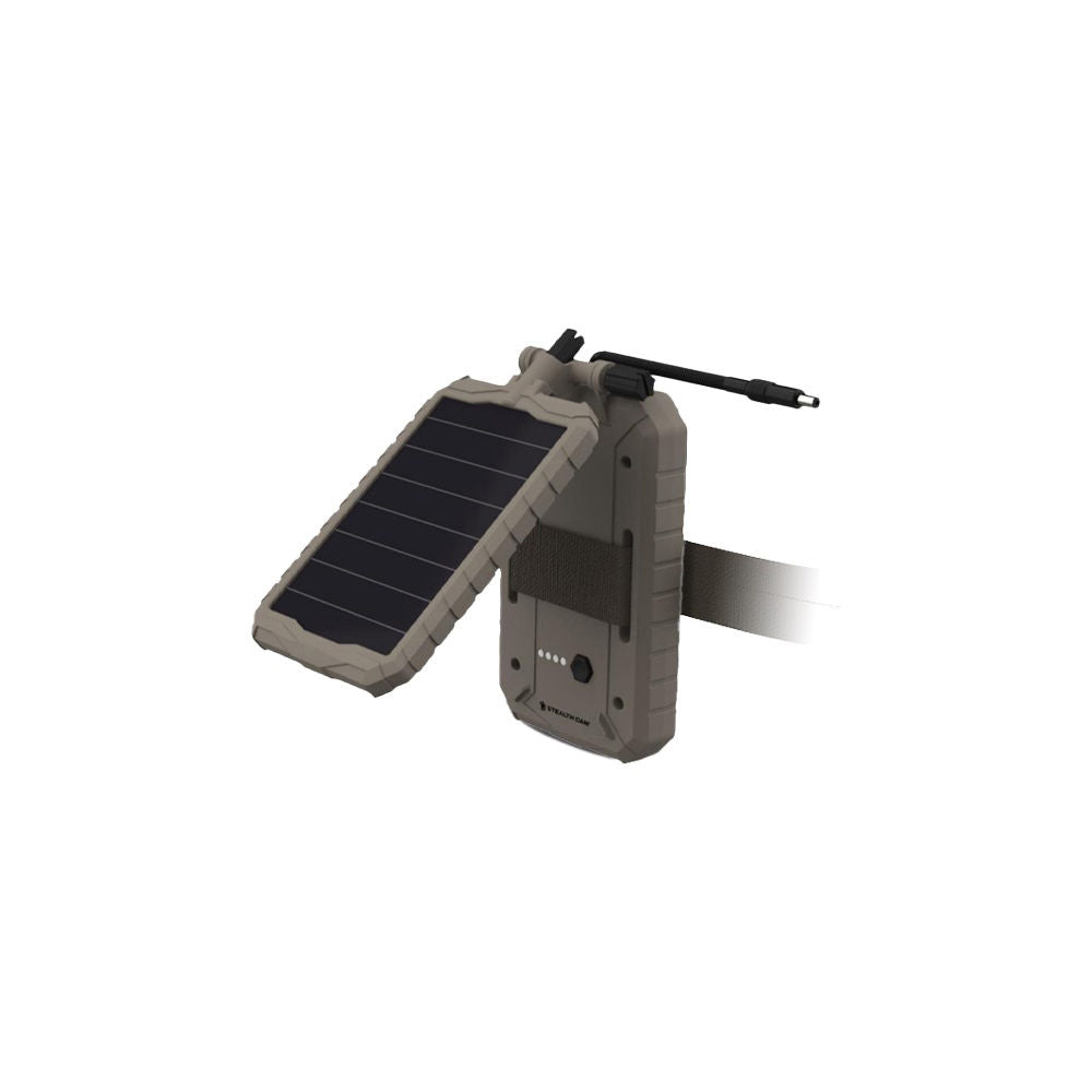 Stealth Cam Sol Pak Solar Battery Pack Gray, 3000 Mah
