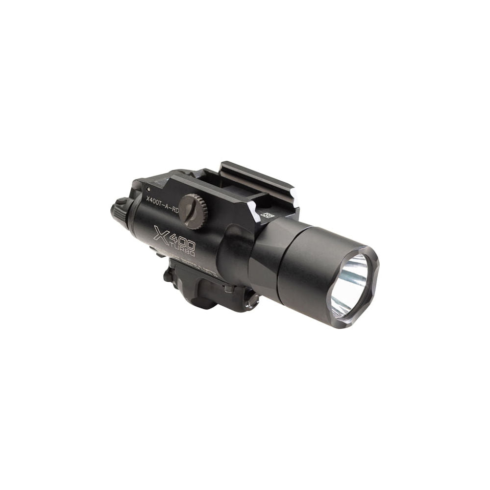 Surefire Magazines X400 Turbo Thumbscrew Red Laser Black