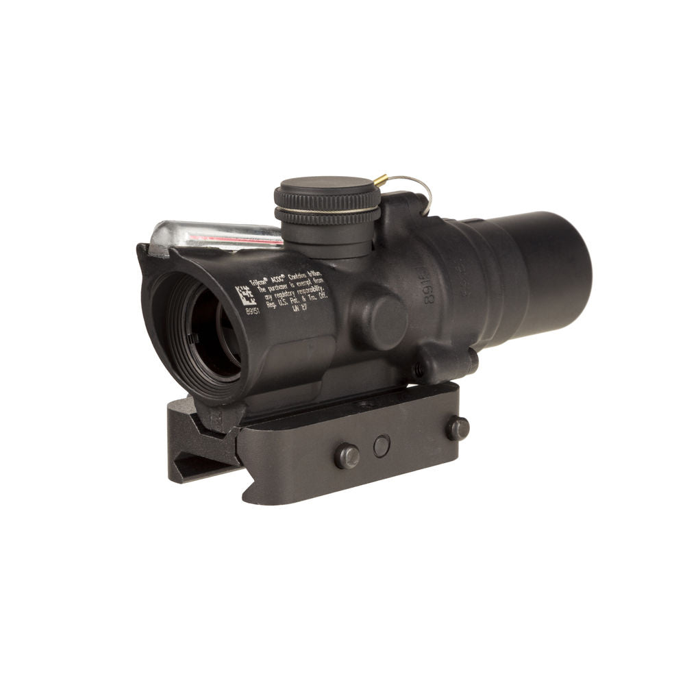 Trijicon Compact Acog Scope Black, 1.5 X16 Mm, Red Ring & 2 Moa Center Dot, Qloc Mount, Low Height