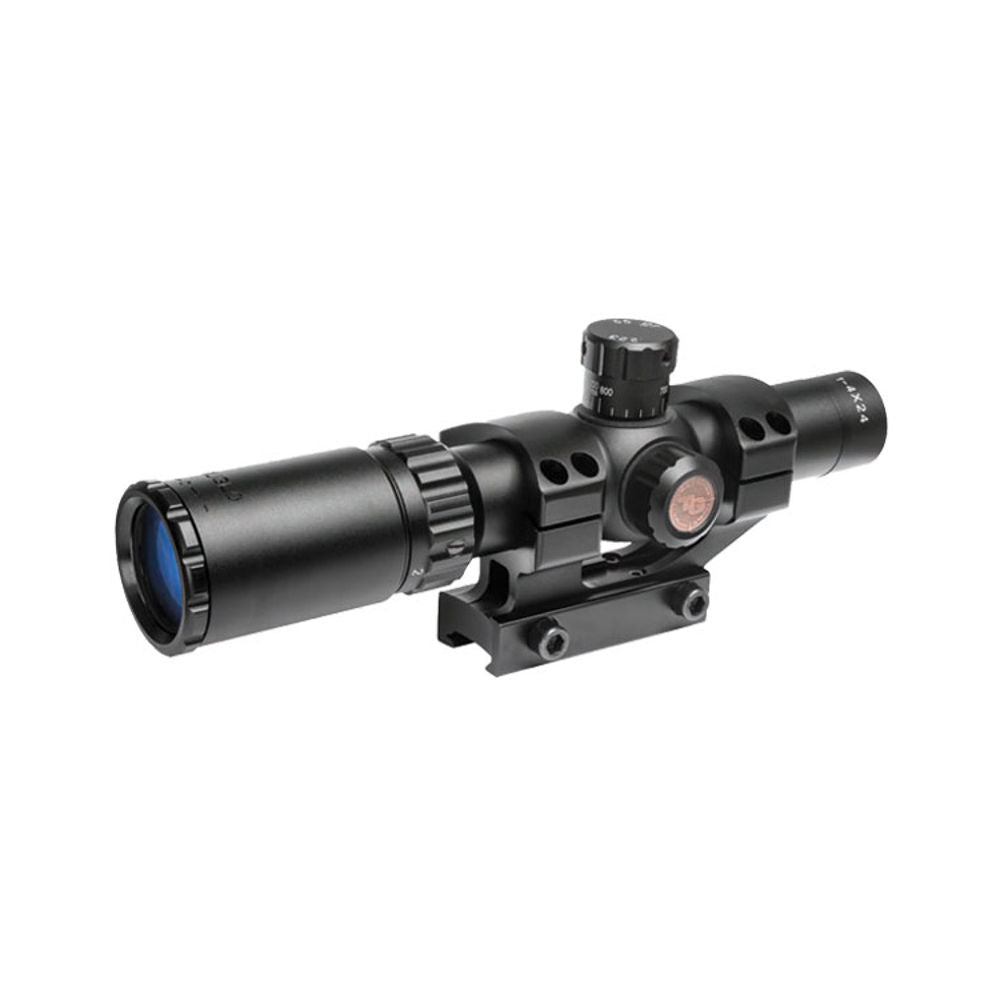 Tru Glo Tru Brite 30 Series Scope 1 4 X24 Mm Duplex Mil Dot Reticle 30 Mm Tube Matte