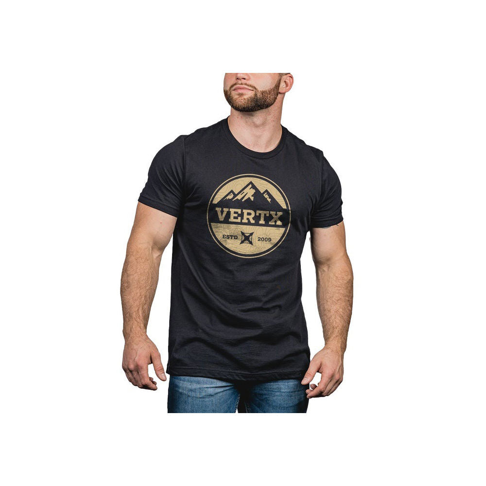 Vertx Tri Peak Tee Dark Gray, Small