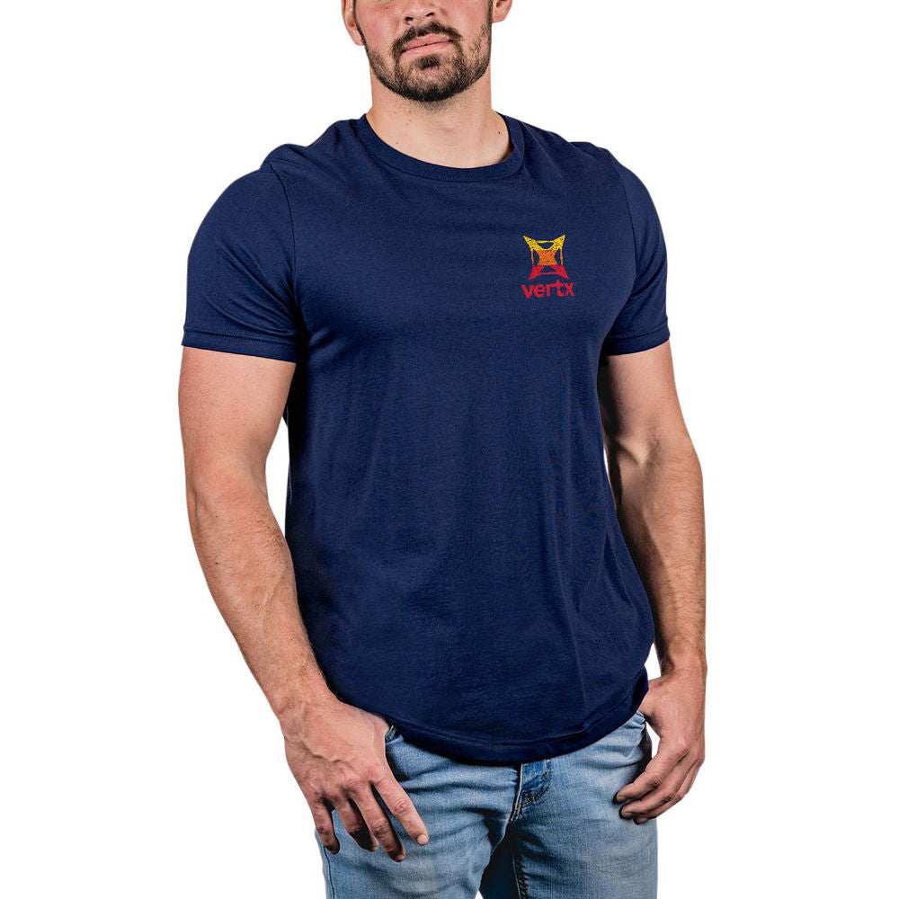 Vertx Road Less Taken Tee Blue, Medium