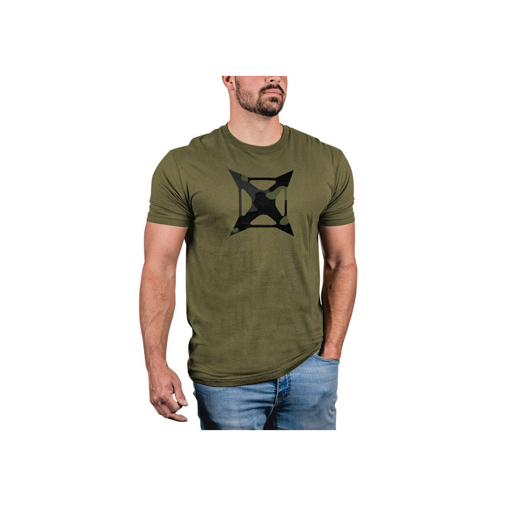 Vertx Stealth Logo Tee Green, Medium