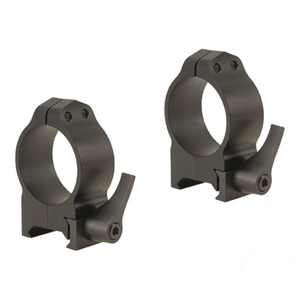 Warne Scope Mounts Quick Detach Rings Matte, Medium, 30 Mm
