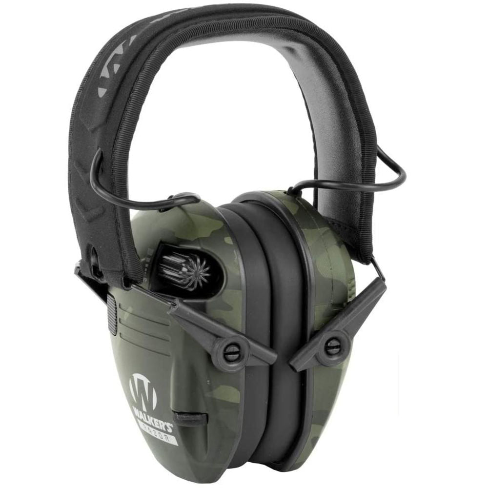 Walker's Game Ear Razor Electronic Muff Multicam Camo Black